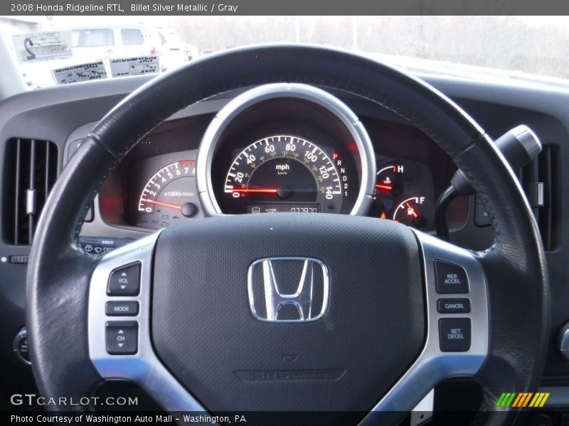 Billet Silver Metallic / Gray 2008 Honda Ridgeline RTL