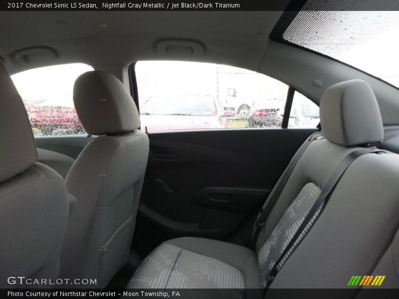 Nightfall Gray Metallic / Jet Black/Dark Titanium 2017 Chevrolet Sonic LS Sedan