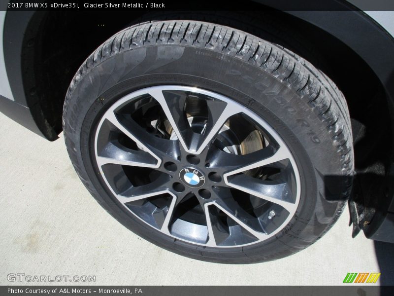 Glacier Silver Metallic / Black 2017 BMW X5 xDrive35i