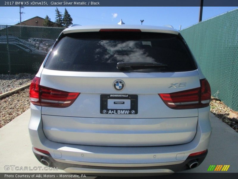 Glacier Silver Metallic / Black 2017 BMW X5 xDrive35i