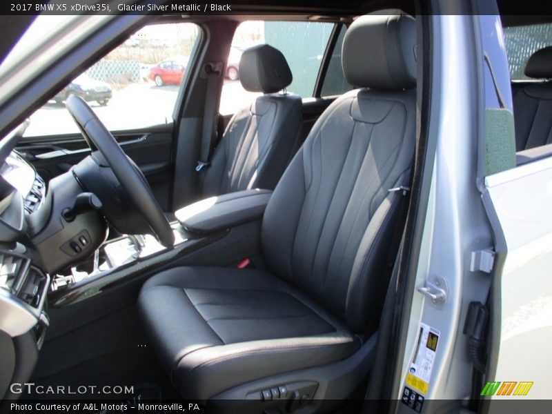 Glacier Silver Metallic / Black 2017 BMW X5 xDrive35i