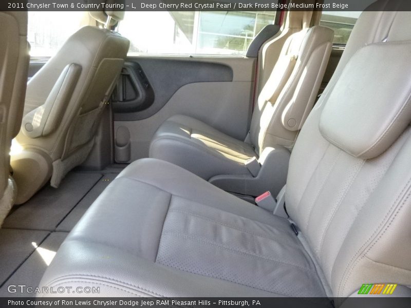 Deep Cherry Red Crystal Pearl / Dark Frost Beige/Medium Frost Beige 2011 Chrysler Town & Country Touring - L
