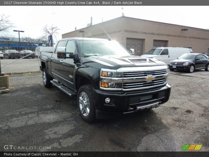 Black / Dark Ash/Jet Black 2017 Chevrolet Silverado 2500HD High Country Crew Cab 4x4