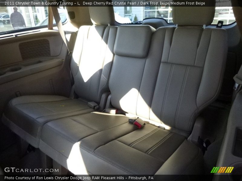Deep Cherry Red Crystal Pearl / Dark Frost Beige/Medium Frost Beige 2011 Chrysler Town & Country Touring - L