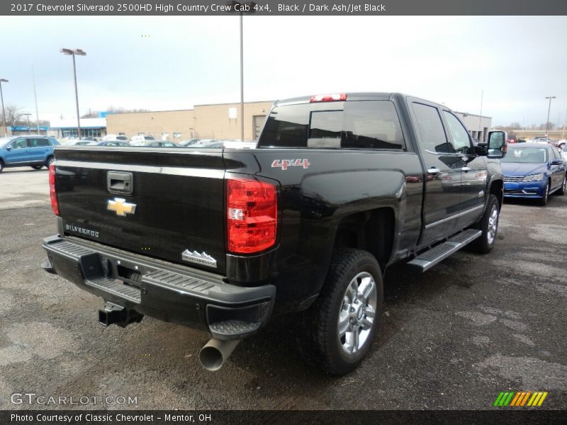 Black / Dark Ash/Jet Black 2017 Chevrolet Silverado 2500HD High Country Crew Cab 4x4