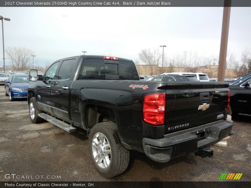 Black / Dark Ash/Jet Black 2017 Chevrolet Silverado 2500HD High Country Crew Cab 4x4