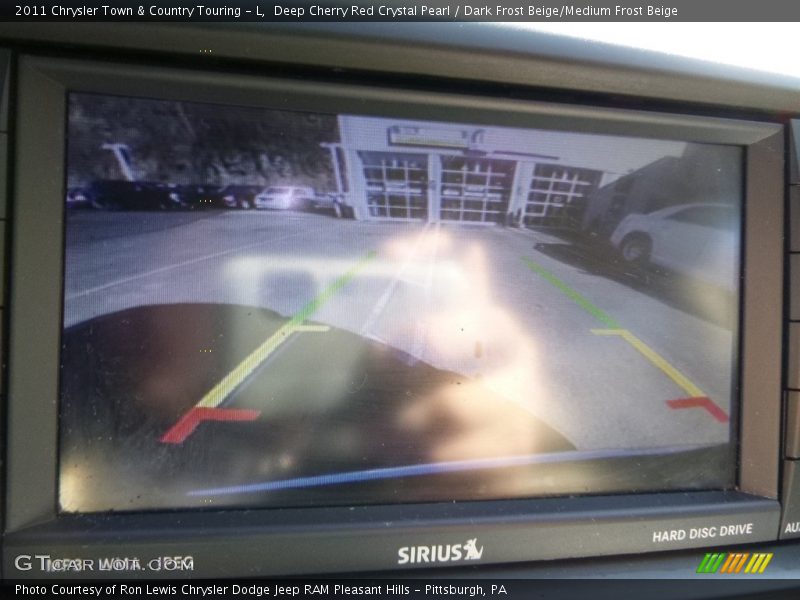 Deep Cherry Red Crystal Pearl / Dark Frost Beige/Medium Frost Beige 2011 Chrysler Town & Country Touring - L