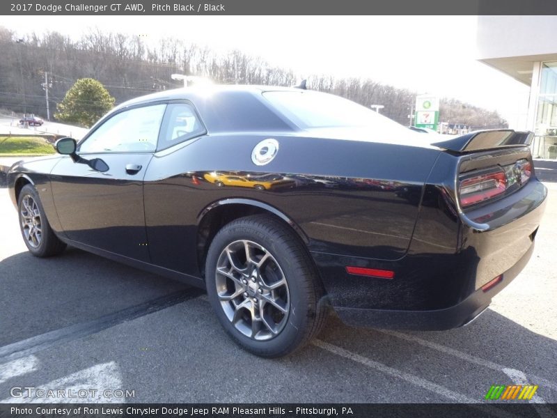 Pitch Black / Black 2017 Dodge Challenger GT AWD