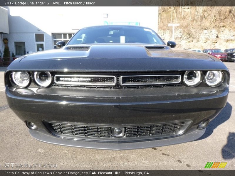 Pitch Black / Black 2017 Dodge Challenger GT AWD