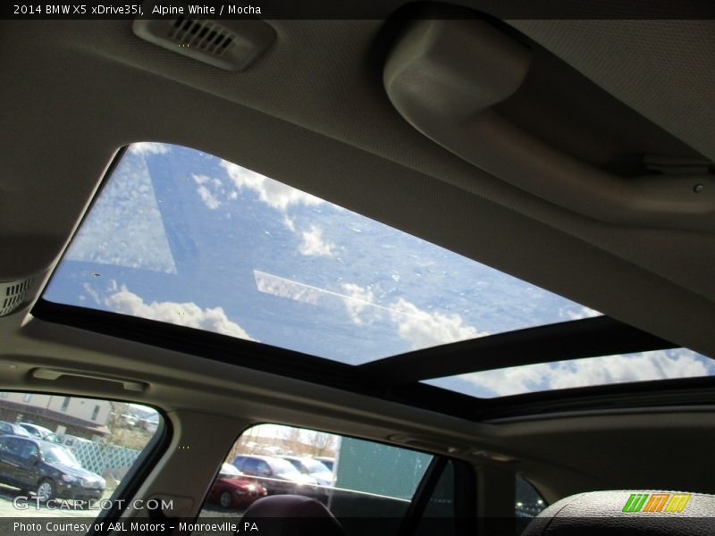 Alpine White / Mocha 2014 BMW X5 xDrive35i