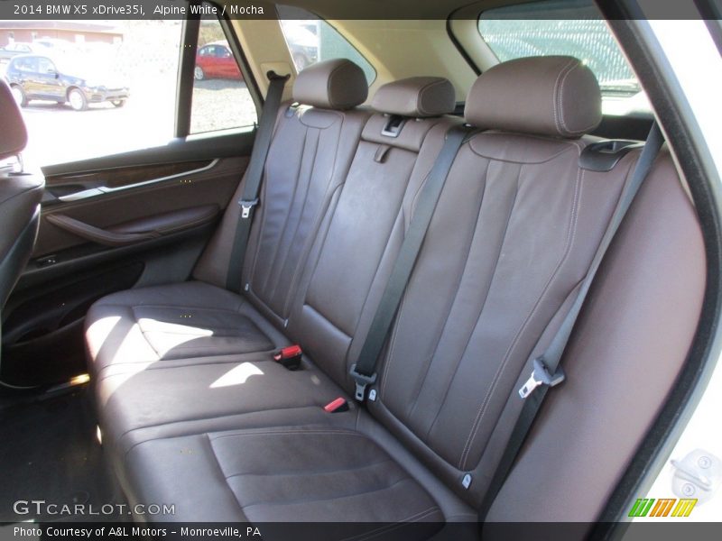 Alpine White / Mocha 2014 BMW X5 xDrive35i