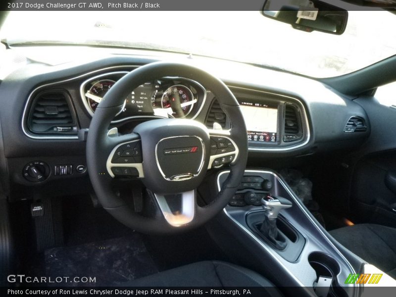 Pitch Black / Black 2017 Dodge Challenger GT AWD