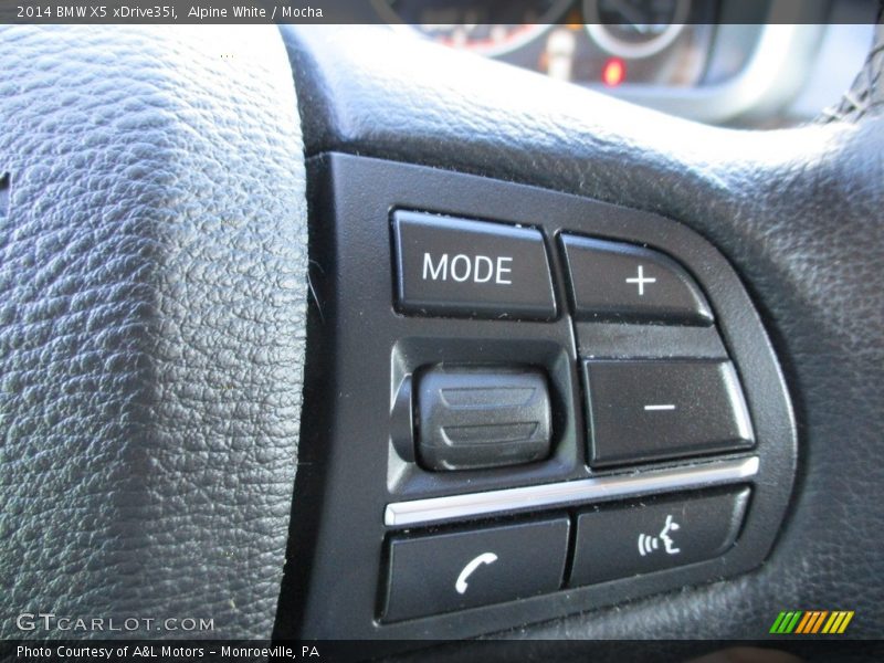 Alpine White / Mocha 2014 BMW X5 xDrive35i