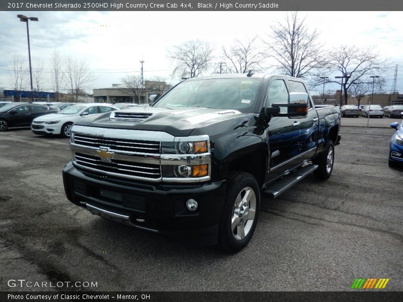 Black / High Country Saddle 2017 Chevrolet Silverado 2500HD High Country Crew Cab 4x4