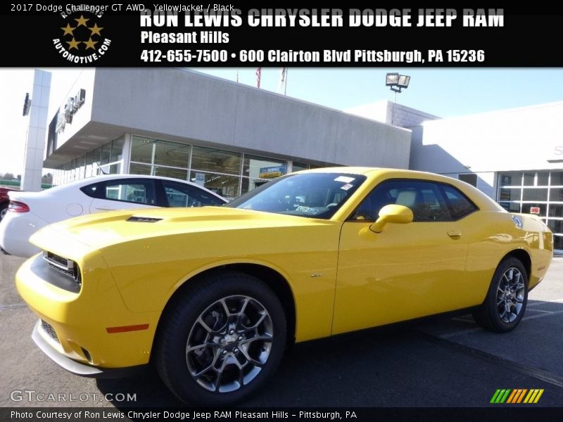 YellowJacket / Black 2017 Dodge Challenger GT AWD