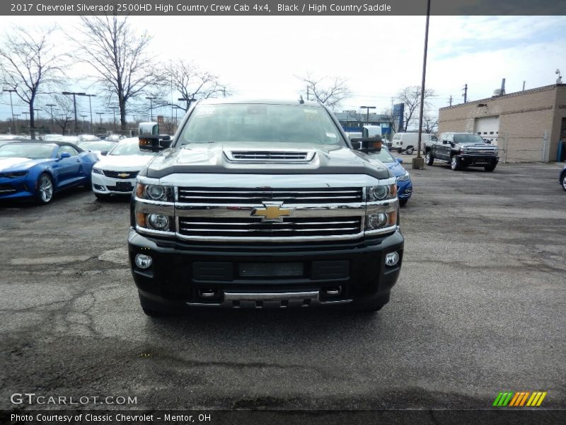 Black / High Country Saddle 2017 Chevrolet Silverado 2500HD High Country Crew Cab 4x4