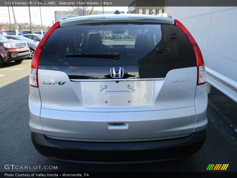 Alabaster Silver Metallic / Black 2014 Honda CR-V EX-L AWD