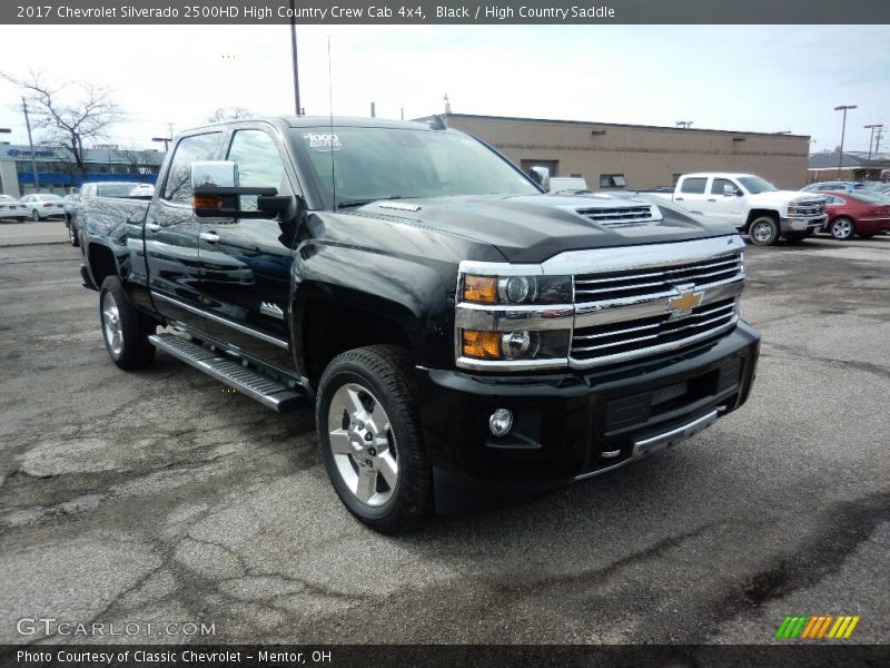 Black / High Country Saddle 2017 Chevrolet Silverado 2500HD High Country Crew Cab 4x4