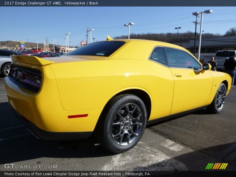 YellowJacket / Black 2017 Dodge Challenger GT AWD