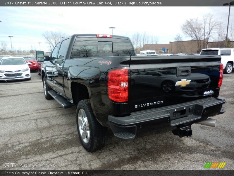 Black / High Country Saddle 2017 Chevrolet Silverado 2500HD High Country Crew Cab 4x4