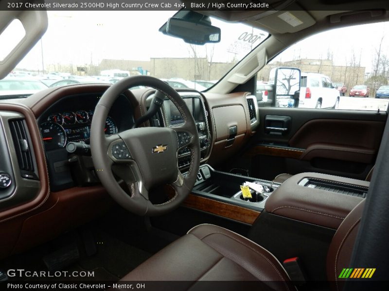 Black / High Country Saddle 2017 Chevrolet Silverado 2500HD High Country Crew Cab 4x4