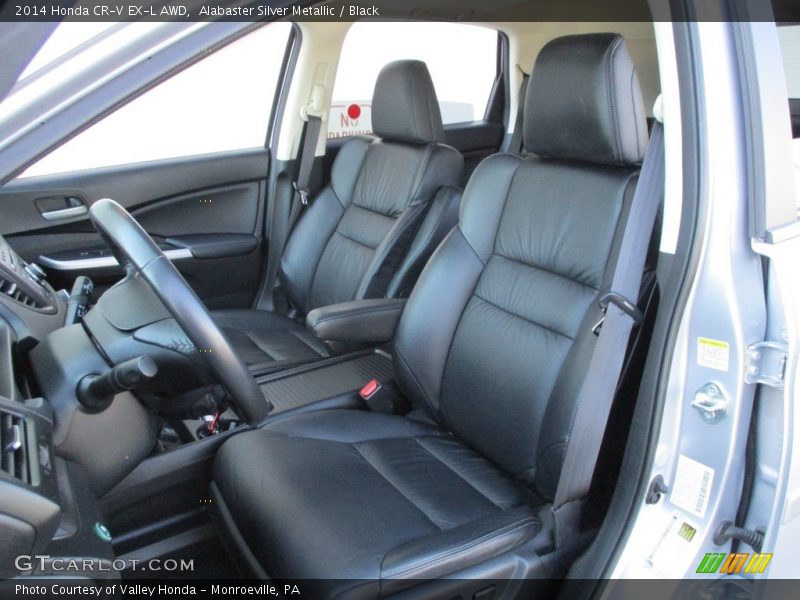 Alabaster Silver Metallic / Black 2014 Honda CR-V EX-L AWD