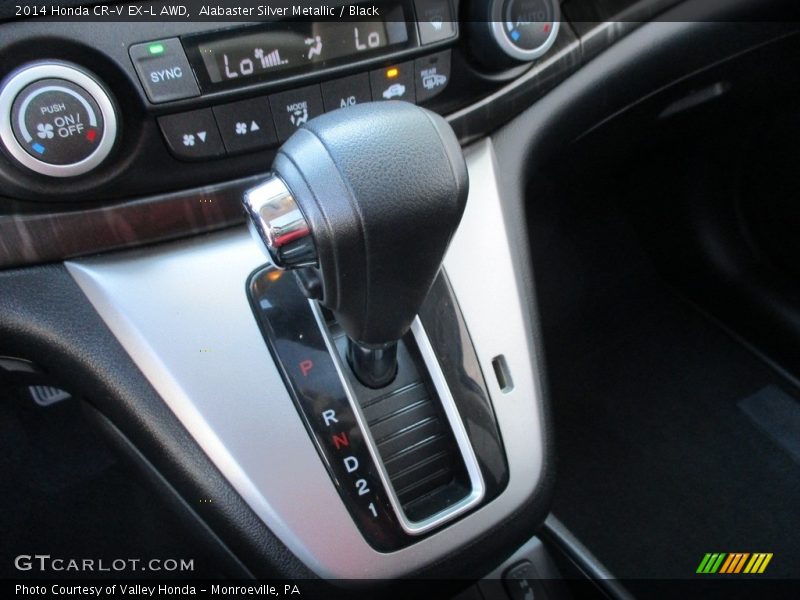 Alabaster Silver Metallic / Black 2014 Honda CR-V EX-L AWD