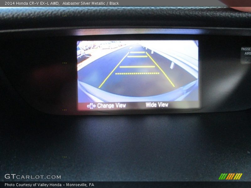 Alabaster Silver Metallic / Black 2014 Honda CR-V EX-L AWD