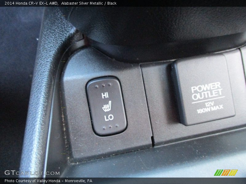 Alabaster Silver Metallic / Black 2014 Honda CR-V EX-L AWD