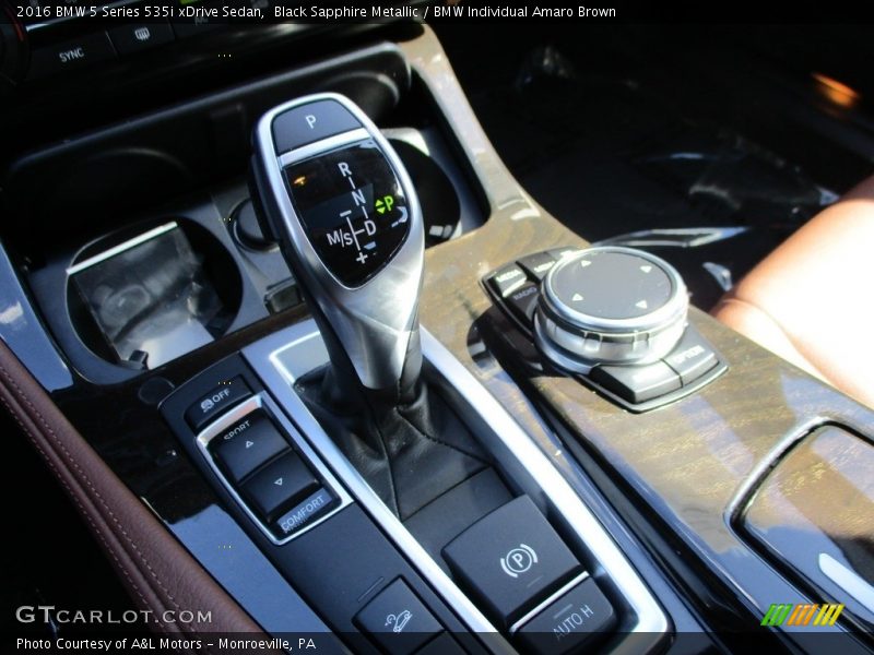 Black Sapphire Metallic / BMW Individual Amaro Brown 2016 BMW 5 Series 535i xDrive Sedan