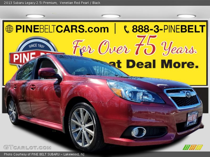 Venetian Red Pearl / Black 2013 Subaru Legacy 2.5i Premium