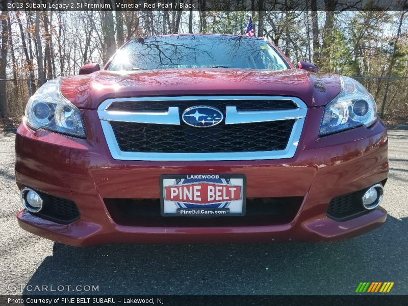 Venetian Red Pearl / Black 2013 Subaru Legacy 2.5i Premium