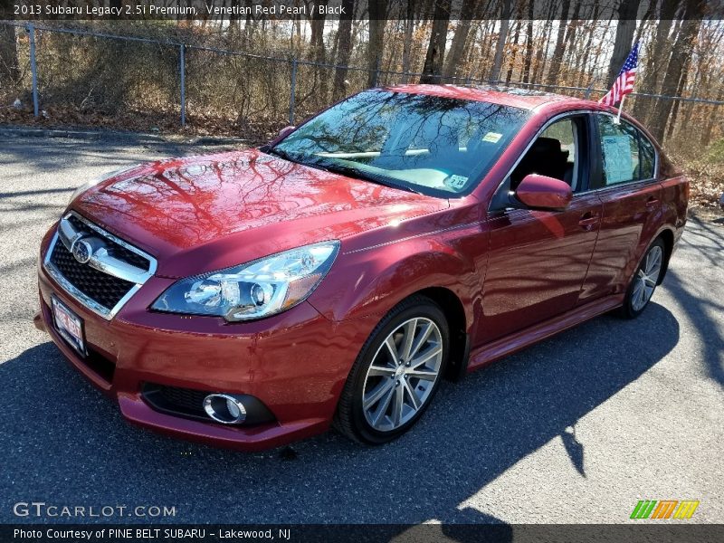 Venetian Red Pearl / Black 2013 Subaru Legacy 2.5i Premium