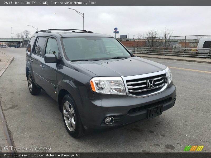 Polished Metal Metallic / Black 2013 Honda Pilot EX-L 4WD