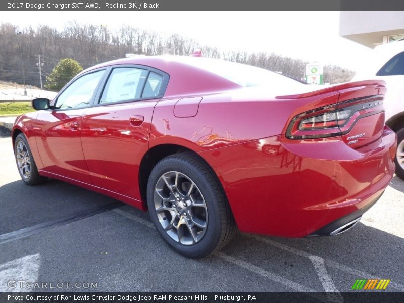 Redline 3K / Black 2017 Dodge Charger SXT AWD