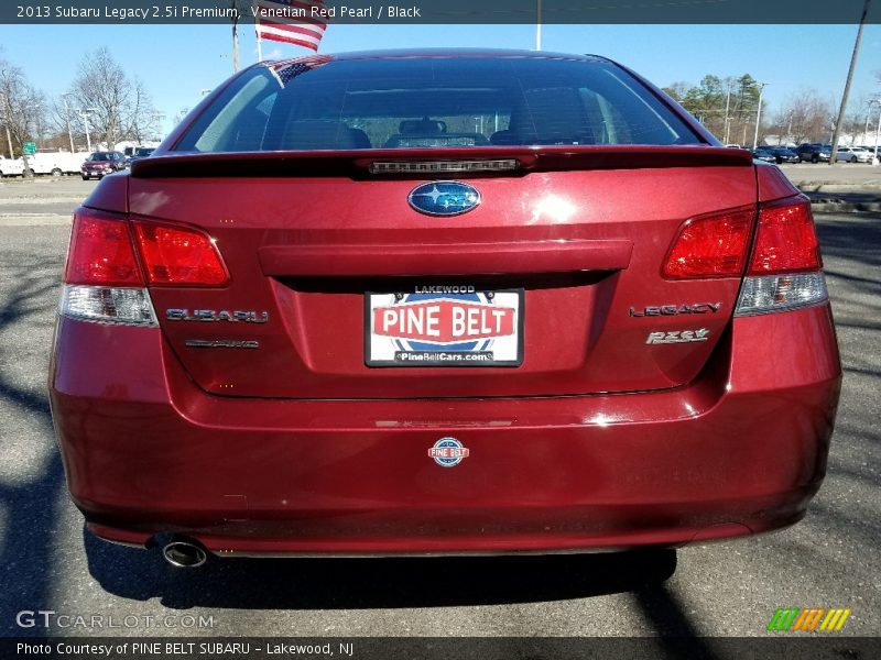 Venetian Red Pearl / Black 2013 Subaru Legacy 2.5i Premium