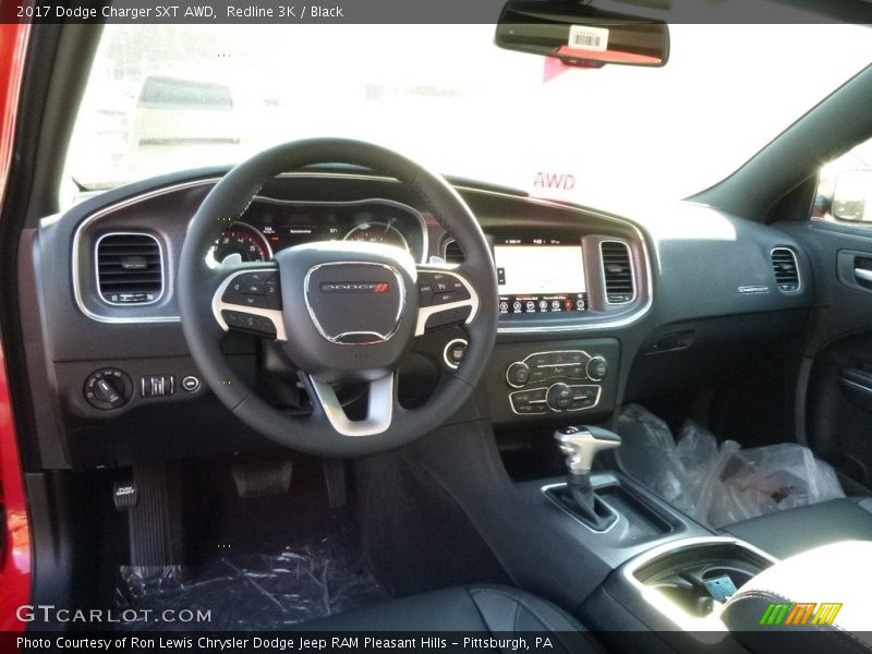 Redline 3K / Black 2017 Dodge Charger SXT AWD