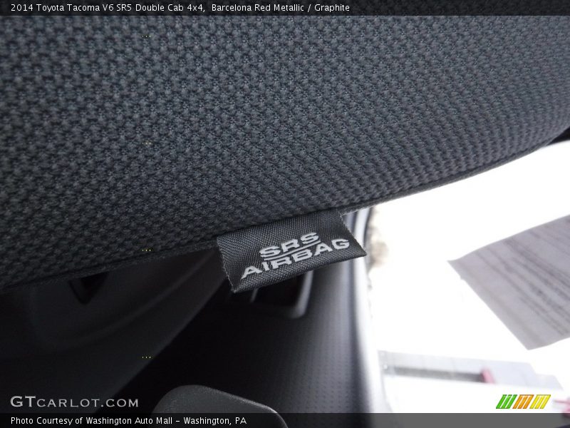 Barcelona Red Metallic / Graphite 2014 Toyota Tacoma V6 SR5 Double Cab 4x4