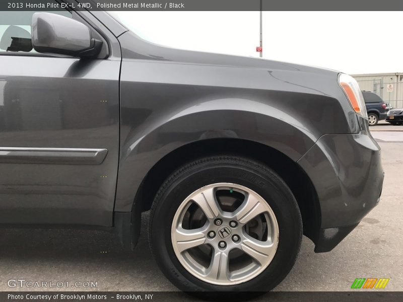 Polished Metal Metallic / Black 2013 Honda Pilot EX-L 4WD