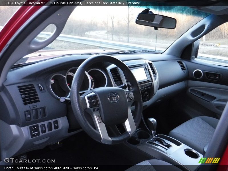 Barcelona Red Metallic / Graphite 2014 Toyota Tacoma V6 SR5 Double Cab 4x4