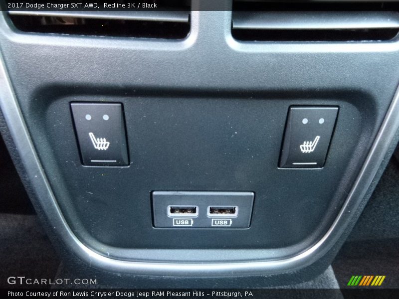 Redline 3K / Black 2017 Dodge Charger SXT AWD