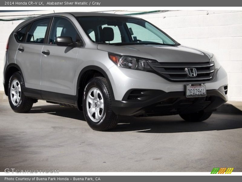 Alabaster Silver Metallic / Gray 2014 Honda CR-V LX