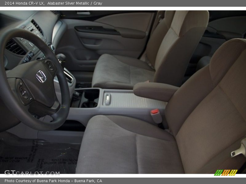 Alabaster Silver Metallic / Gray 2014 Honda CR-V LX
