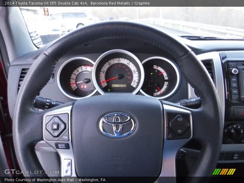 Barcelona Red Metallic / Graphite 2014 Toyota Tacoma V6 SR5 Double Cab 4x4