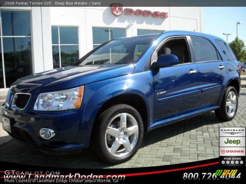 Deep Blue Metallic / Sand 2008 Pontiac Torrent GXP
