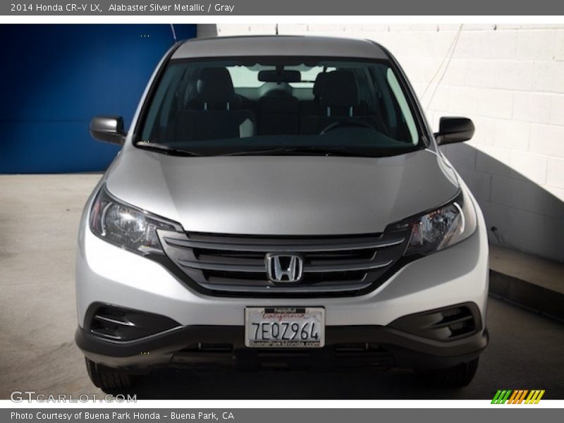 Alabaster Silver Metallic / Gray 2014 Honda CR-V LX