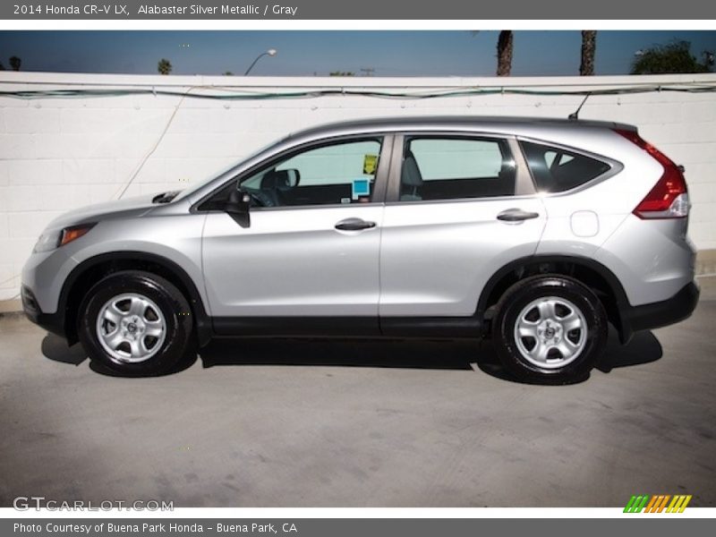 Alabaster Silver Metallic / Gray 2014 Honda CR-V LX
