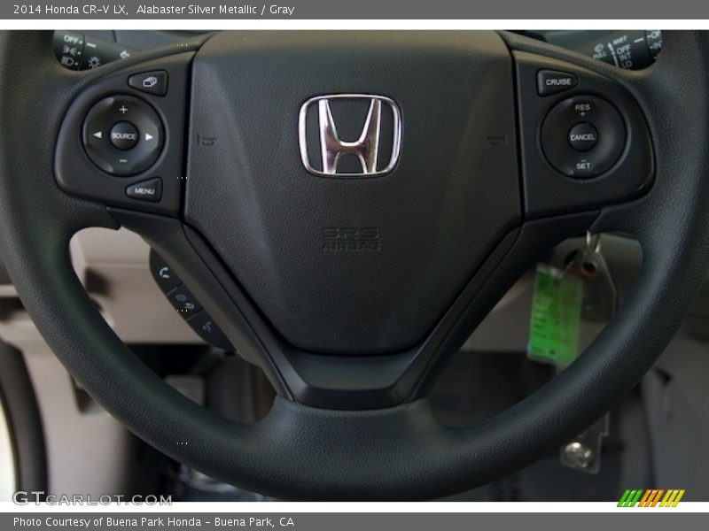 Alabaster Silver Metallic / Gray 2014 Honda CR-V LX