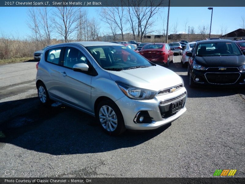 Silver Ice Metallic / Jet Black 2017 Chevrolet Spark LT