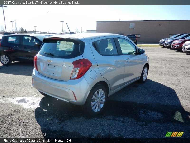 Silver Ice Metallic / Jet Black 2017 Chevrolet Spark LT